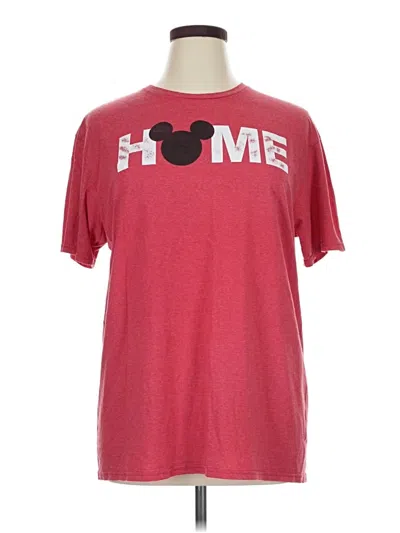 Pre-owned Disney Short Sleeve T-shirt In Red
