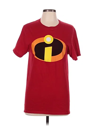 Pre-owned Disney Short Sleeve T-shirt In Red