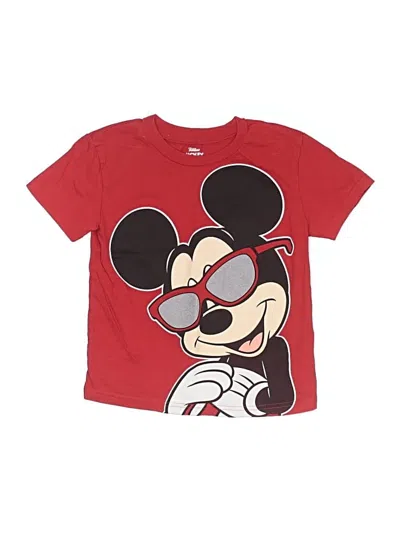 Pre-owned Disney Kids' Short Sleeve T-shirt In Red
