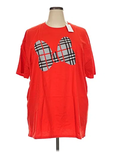 Disney Short Sleeve T-shirt In Red