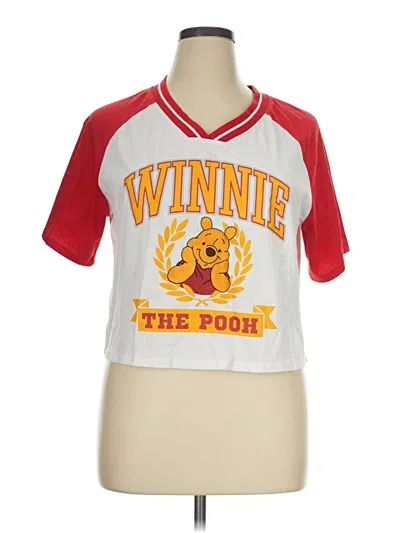 Pre-owned Disney Short Sleeve T-shirt In Red