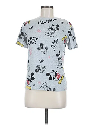 Pre-owned Disney Short Sleeve T-shirt In Silver
