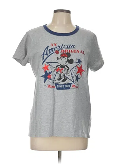 Pre-owned Disney Short Sleeve T-shirt In Silver