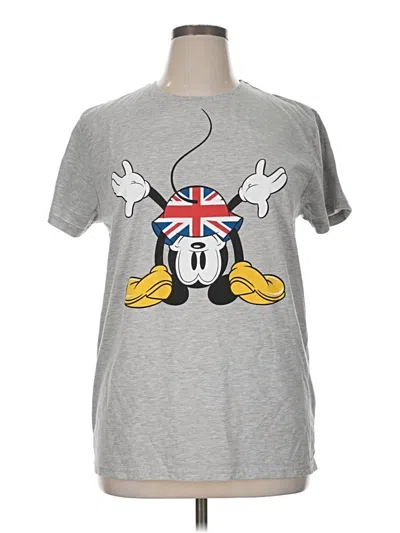 Pre-owned Disney Short Sleeve T-shirt In Silver