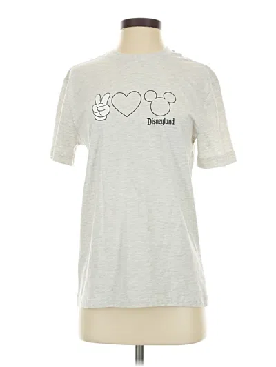 Pre-owned Disney Short Sleeve T-shirt In Silver