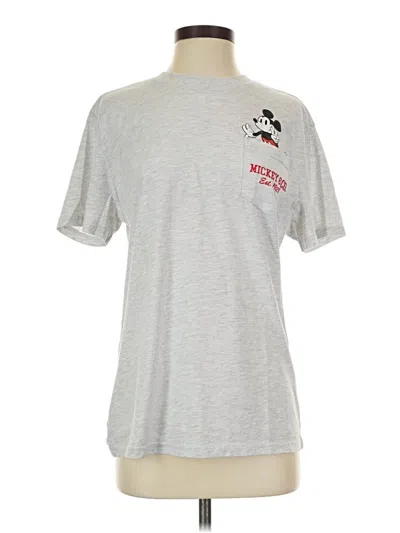 Pre-owned Disney Short Sleeve T-shirt In Silver
