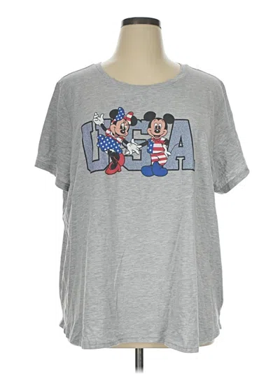 Pre-owned Disney Short Sleeve T-shirt In Silver