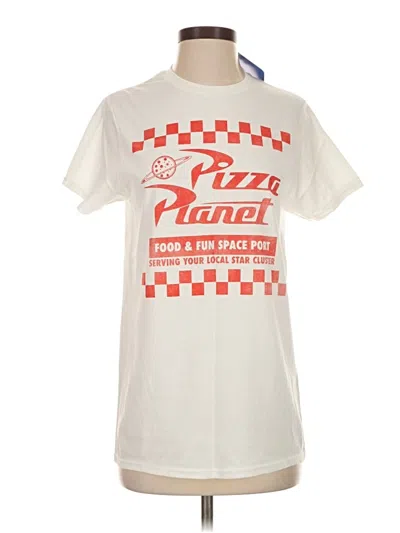 Pre-owned Disney Short Sleeve T-shirt In White