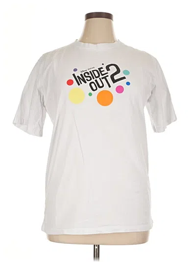 Pre-owned Disney Short Sleeve T-shirt In White