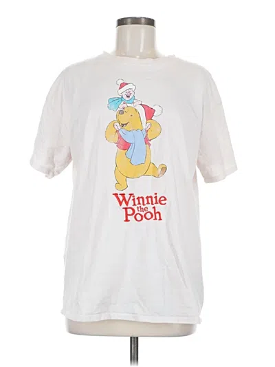 Pre-owned Disney Short Sleeve T-shirt In White