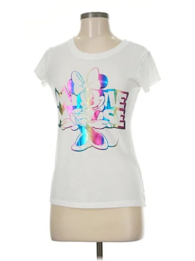 Pre-owned Disney Short Sleeve T-shirt In White