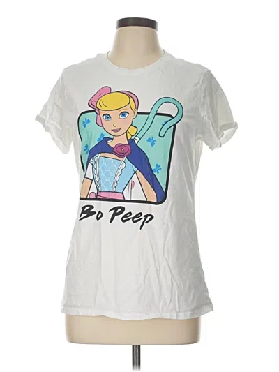 Pre-owned Disney Short Sleeve T-shirt In White