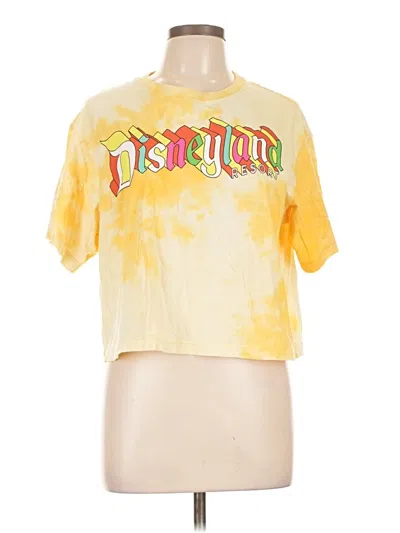 Pre-owned Disney Short Sleeve T-shirt In Yellow