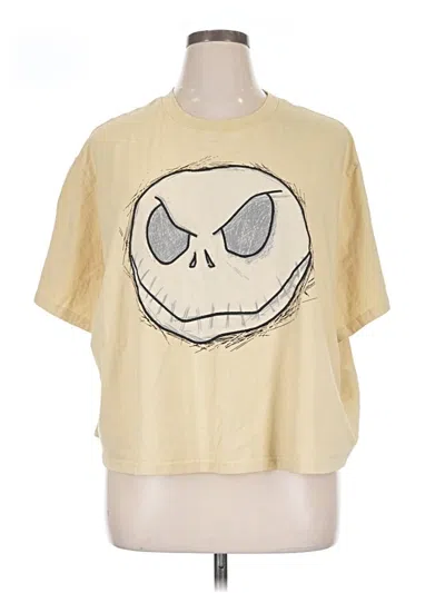 Pre-owned Disney Short Sleeve T-shirt In Yellow