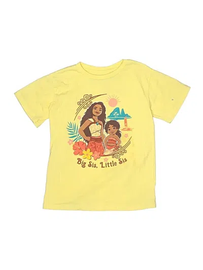 Pre-owned Disney Kids' Short Sleeve T-shirt In Yellow