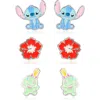 Disney Silver Plated Stud Earring Set, 3 Pairs In Multi