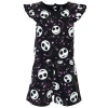 Disney Kids'  Sleeveless Skater Romper In Black