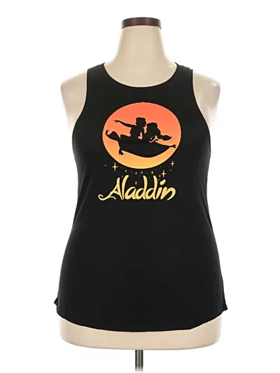 Pre-owned Disney Sleeveless Top Black Halter Neckline Tops