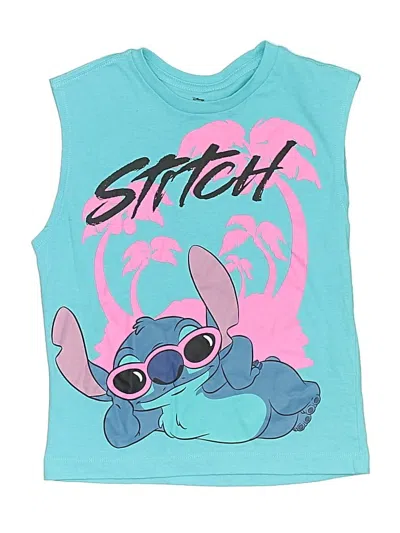 Pre-owned Disney Kids' Sleeveless T-shirt In Blue