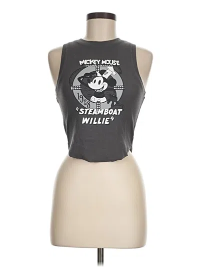 Pre-owned Disney Sleeveless T-shirt In Gray
