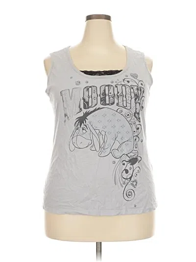 Pre-owned Disney Sleeveless T-shirt In Gray