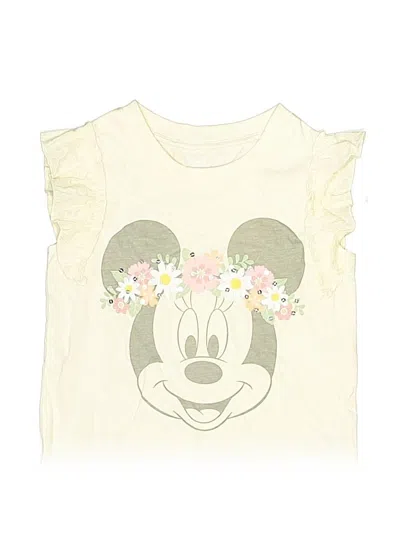 Pre-owned Disney Kids' Sleeveless T-shirt In Ivory
