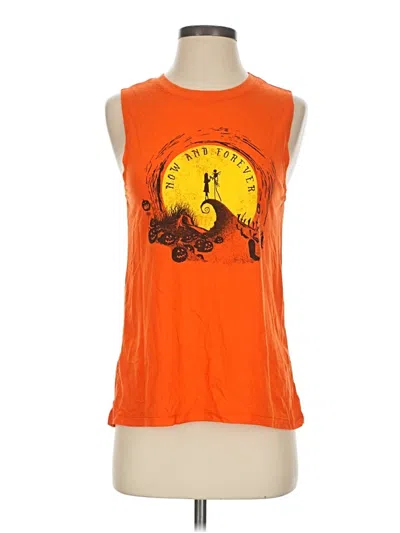 Pre-owned Disney Sleeveless T-shirt In Orange