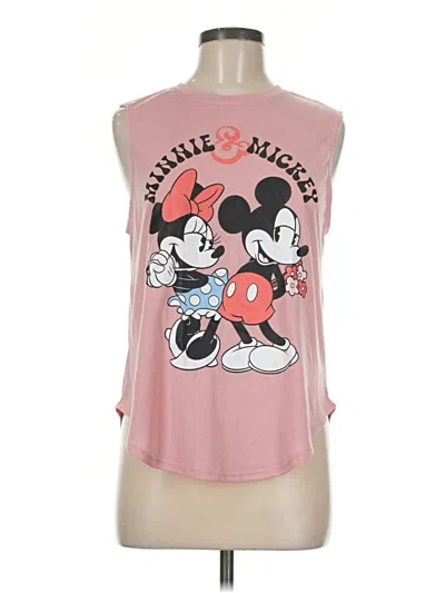 Pre-owned Disney Sleeveless T-shirt In Pink