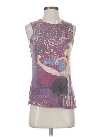 Pre-owned Disney Sleeveless T-shirt In Purple
