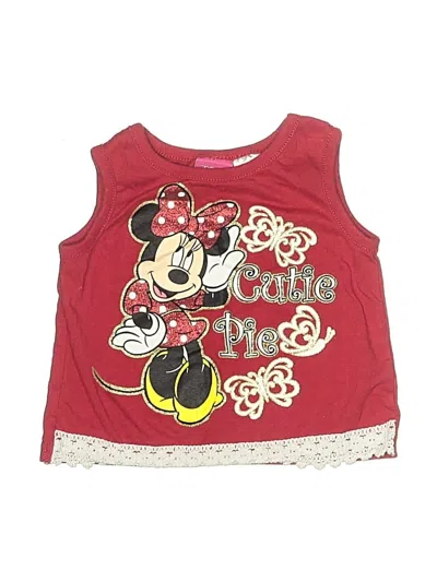 Pre-owned Disney Kids' Sleeveless T-shirt In Red