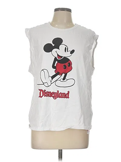 Pre-owned Disney Sleeveless T-shirt In White