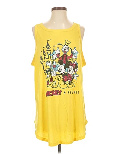 Pre-owned Disney Sleeveless T-shirt In Yellow