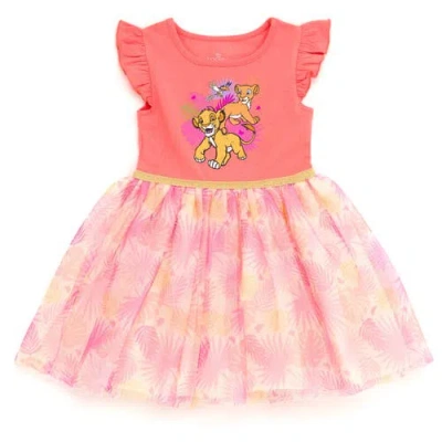 Disney Kids'  Sleeveless Tulle Dress In Pink