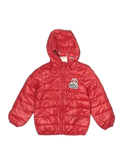 Pre-owned Disney Kids' Snow Jacket In Red