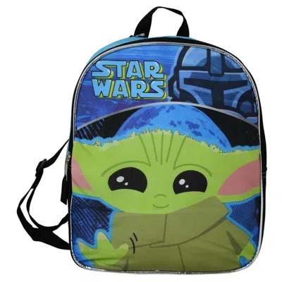 Disney Kids' Star Wars The Child 11" Mini Backpack Grogu Design In Blue