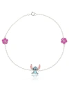 Disney Sterling Silver Anklet In Metallic