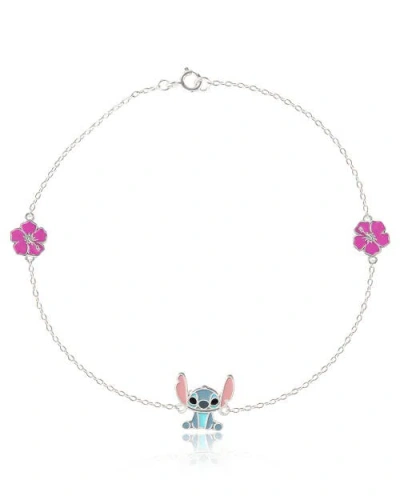 Disney Sterling Silver Anklet In Metallic