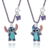 Disney Stitch Bff Necklace, Set Of 2 In Green