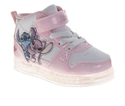Disney Babies'  Stitch High Top Boys Sneakers In Pink