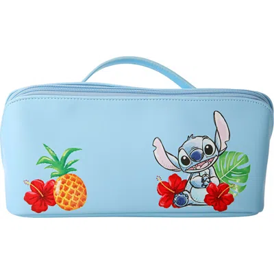 Disney Kids'  Stitch Makeup Bag Zip Closure In Blue