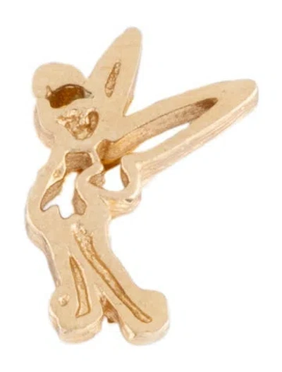 Pre-owned Disney Store 14k Tinkerbell Single Stud Earring In Multicolor
