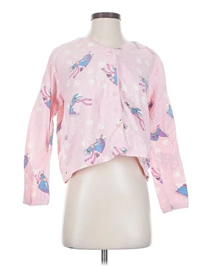 Pre-owned Disney Store Long Sleeve Blouse In Pink