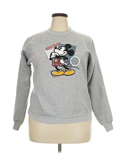 Pre-owned Disney Store Long Sleeve T-shirt In Gray