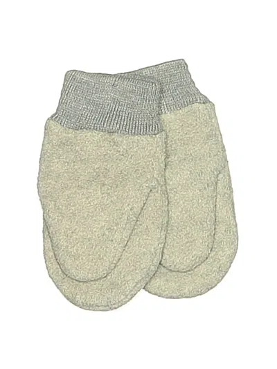 Pre-owned Disney Store Kids' Mittens In Gray