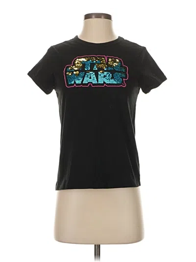 Pre-owned Disney Store Short Sleeve T-shirt In Black