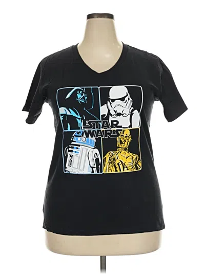 Pre-owned Disney Store Short Sleeve T-shirt In Black