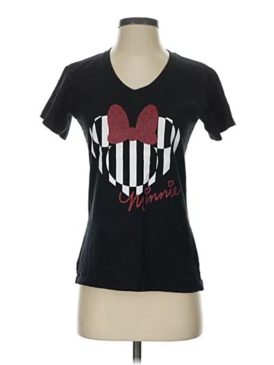 Pre-owned Disney Store Short Sleeve T-shirt In Black
