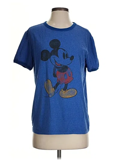 Pre-owned Disney Store Short Sleeve T-shirt In Blue