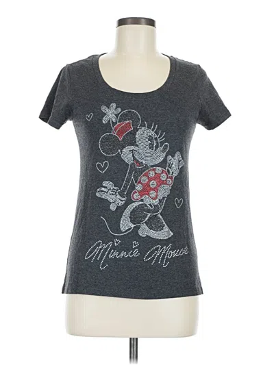Pre-owned Disney Store Short Sleeve T-shirt In Gray