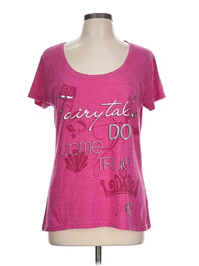 Pre-owned Disney Store Short Sleeve T-shirt In Pink